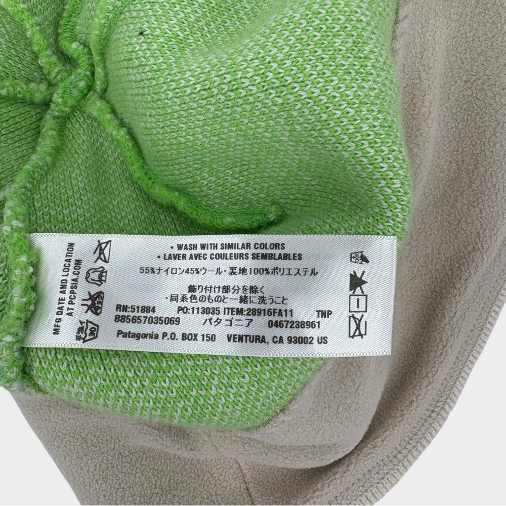 Patagonia Powder Town Beanie in Green Women’s OS - Picture 6 of 7